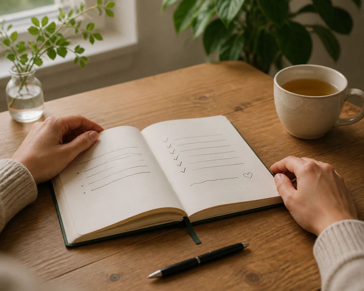 Reflection journal and support
